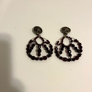 Very Rare Jean Paul Gaultier Safety Pin Hoop Earrings